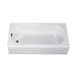 American Standard | New Salem 60" Enameled Steel Soaking Bathtub With Left Hand Drain