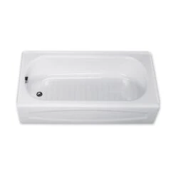 American Standard | Solar 60" Steel Three Wall Alcove Soaking Bathtub With Left Drain