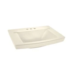 American Standard | Townsend 24" Rectangular Fireclay Drop In Bathroom Sink With 3 Faucet Holes At 4" Centers And Overflow