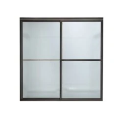 American Standard | Prestige 71-1/2" Tall Framed, Bypass, Hammered Glass Shower Door - Fits 56" To 60" Width Openings