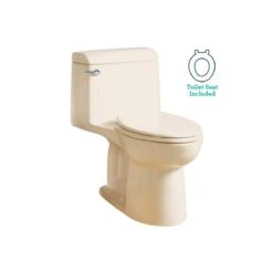 American Standard | Champion 4 Elongated One-Piece Toilet With EverClean Surface, Right Height Bowl - Includes Slow-Close Seat -Faucet 2034314021b