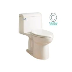 American Standard | Champion 4 Elongated One-Piece Toilet With EverClean Surface, Right Height Bowl - Includes Slow-Close Seat -Faucet 2034314222b