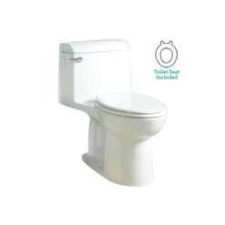 American Standard | Champion 4 Elongated One-Piece Toilet With EverClean Surface, Right Height Bowl - Includes Slow-Close Seat