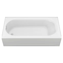 American Standard | Princeton 60" Americast Bathtub With Left Hand Drain - Lifetime Warranty - Drain Included -Faucet 2390202ICH020 4