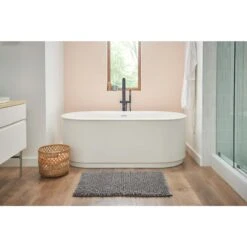 American Standard | Studio S 68" Free Standing Acrylic Soaking Tub With Center Drain And Overflow -Faucet 2549004020 13