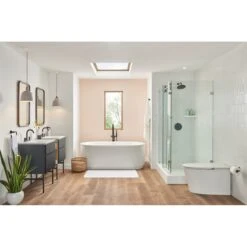 American Standard | Studio S 68" Free Standing Acrylic Soaking Tub With Center Drain And Overflow -Faucet 2549004020 9
