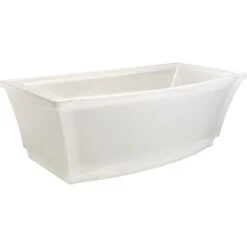 American Standard | Estate 68" Freestanding Soaking Bathtub With Center Drain -Faucet 2692004020 estate freestanding tub 3