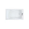 American Standard | Evolution 60" Acrylic Soaking Bathtub With Reversible Drain -Faucet 2771.v002.011