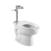 American Standard | Madera Elongated One-Piece Toilet With EverClean Surface, Top Spud, And Flushometer Included - Less Seat -Faucet 2857.128.0202