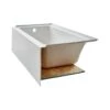 American Standard | Studio 60" Soaking Bathtub For Three Wall Alcove Installation With Left Drain -Faucet 2973202.011