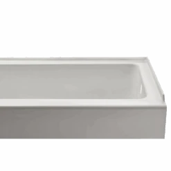 American Standard | Studio 60" Soaking Bathtub For Three Wall Alcove Installation With Left Drain -Faucet 2973202020 30x60 tub tileflange
