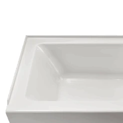 American Standard | Studio 60" Soaking Bathtub For Three Wall Alcove Installation With Left Drain -Faucet 2973202020 studio 30x60 tub 4