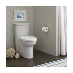 American Standard | Studio Floor Mounted Elongated Right Height Bowl Only - Seat Included -Faucet 4948.prd .l.alt .002