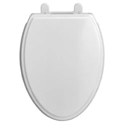 American Standard | Elongated Closed-Front Toilet Seat With Soft Close, Grip Tight, And Quick Release