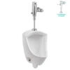 American Standard | Pintbrook 0.5 GPF Top Spud Urinal - Includes Flushometer -Faucet 6002.001 B2