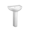 American Standard | Evolution 24" Pedestal Lavatory Sink Combo With 8" Centers -Faucet 791556039681