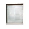 American Standard | Euro 70" Tall Frameless, Bypass, Clear Glass Shower Door - Fits 56" To 60" Width Openings