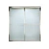 American Standard | Prestige 58" Tall Framed, Bypass, Rain Glass Shower Door - Fits 57-1/2" To 59-1/2" Width Openings