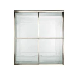 American Standard | Prestige 71-1/2" Tall Framed, Bypass, Clear Glass Shower Door - Fits 46" To 48" Width Openings