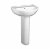 American Standard | Evolution 24" Pedestal Lavatory Sink Combo With 4" Centers - Less Pedestal Leg -Faucet american standard 0468 400 020 458