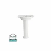 American Standard | Estate 24" Pedestal Bathroom Sink With 1 Hole Drilled And Overflow -Faucet american standard 0900 100 newbuild