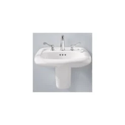 American Standard | Murro 21-1/4" Wall Mounted Porcelain Bathroom Sink With EverClean Technology (Less Shroud) -Faucet american standard 0955 001ec application s 170