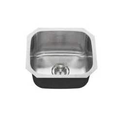 American Standard | Portsmouth 17-13/16" Single Basin Stainless Steel Kitchen Sink For Undermount Installations - Drain Included