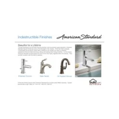 American Standard | Serin Single Hole Bathroom Faucet With Metal Grid Drain Assembly -Faucet american standard 2064 152 technology grap 319