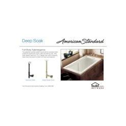 American Standard | Evolution 60" Acrylic Air / Whirlpool Combo Bathtub With Left Hand Drain And EverClean Technology - Lifetime Warranty -Faucet american standard 2425 v618c technology gr 340