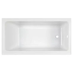 American Standard | Studio 60" L X 30" W Three Wall Alcove Acrylic Soaking Tub With Right Drain And Overflow -Faucet american standard 2573 102 alternate image 56
