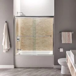 American Standard | Studio 60" L X 30" W Three Wall Alcove Acrylic Soaking Tub With Left Drain And Overflow -Faucet american standard 2573 202 alternate image 62