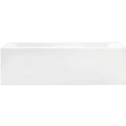American Standard | Studio 60" L X 30" W Three Wall Alcove Acrylic Soaking Tub With Left Drain And Overflow