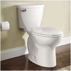 American Standard | Cadet 3 Elongated Two-Piece Toilet With Performance Flushing System And EverClean Surface - Left-Mounted Tank Lever (12" Rough In) -Faucet american standard 270ca001 alternate image 64