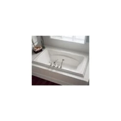 American Standard | Town Square 71-1/2" Acrylic Soaking Bathtub With Center Drain - Lifetime Warranty -Faucet american standard 2742 002 application sho 160