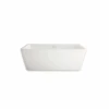 American Standard | Sedona Loft 62-3/4" Free Standing Soaking Bathtub With Center Drain - Drain Included -Faucet american standard 2766.034 white