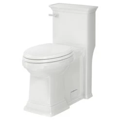 American Standard | Town Square S 1.28 GPF One Piece Elongated Chair Height Toilet With Left Hand Lever - Seat Included -Faucet american standard 2851a 104 alternate view 55