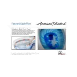 American Standard | Cadet 3 Elongated Two-Piece Toilet With Concealed Trapway, EverClean Surface, PowerWash Rim And Right Height Bowl - Includes Slow-Close Seat -Faucet american standard 2989 101 alternate image 207