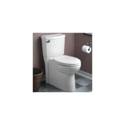 American Standard | Cadet 3 Elongated Two-Piece Toilet With Concealed Trapway, EverClean Surface, PowerWash Rim And Right Height Bowl - Includes Slow-Close Seat -Faucet american standard 2989 101 alternate image 210