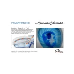 American Standard | Champion Pro Elongated Toilet Bowl Only With EverClean Surface, PowerWash Rim And Right Height Bowl -Faucet american standard 3195a 101 technology gra 139