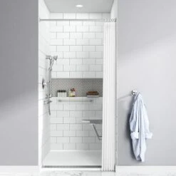 American Standard | Townsend 38" X 38" Square Shower Base With Single Threshold And Front Drain -Faucet american standard 3838am fcol beauty shot 70