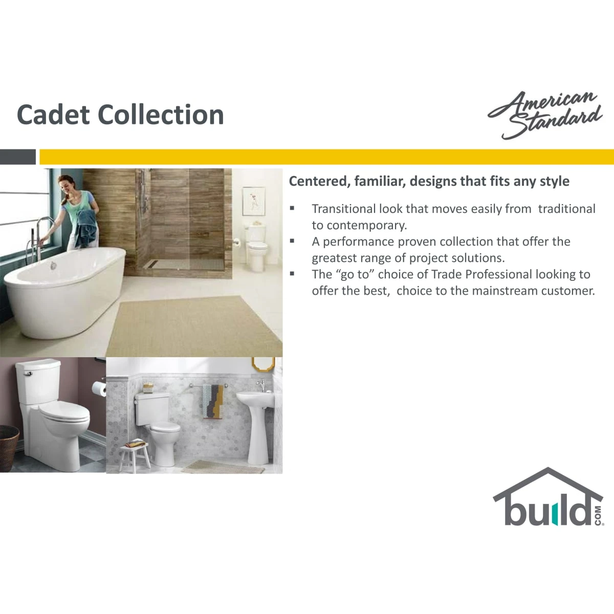 American Standard | 14-1/2" Bidet With Vertical Spray And Integral Overflow From The Cadet Collection - Less Faucet 4 American Standard | 14-1/2" Bidet With Vertical Spray And Integral Overflow From The Cadet Collection - Less Faucet - Image 3