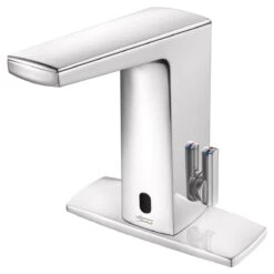 American Standard | Paradigm 1.5 GPM Single Hole Bathroom Faucet With Selectronic And SmarTherm Technology - Includes Thermostatic Lever Handle - Less Power Supply -Faucet american standard 702b 315 alternate image 226