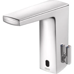 American Standard | Paradigm 0.5 GPM Single Hole Bathroom Faucet With Selectronic And SmarTherm Technology - Includes Thermostatic Lever Handle - Less Power Supply