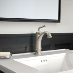 American Standard | Delancey 1.2 GPM Single Hole Top Lever Handle Bathroom Faucet With Pop-Up Drain Assembly -Faucet american standard 7052 107 alternate image 258