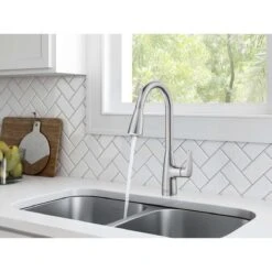 American Standard | Colony PRO 1.5 GPM Single Hole Pull Down Kitchen Faucet - Includes Escutcheon -Faucet american standard 7077 300 alternate image 14