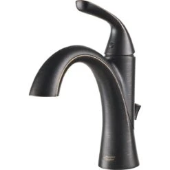 American Standard | Fluent 1.2 GPM Single Hole Bathroom Faucet With Pop-Up Drain Assembly -Faucet american standard 7186 101 other side view 117