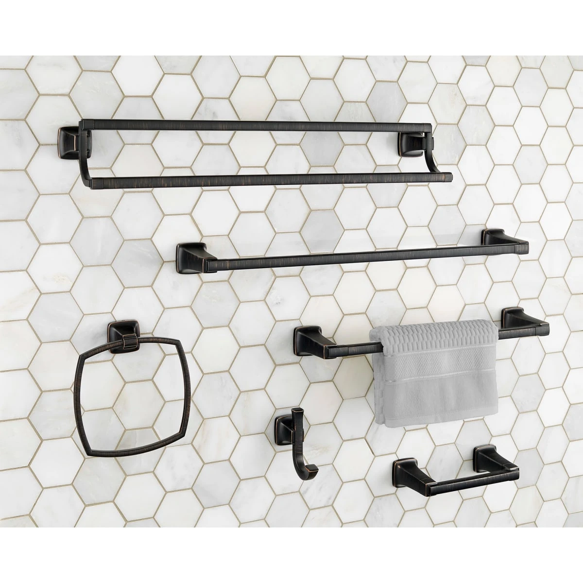 American Standard | Townsend 24" Double Towel Bar 7 American Standard | Townsend 24" Double Towel Bar - Image 5