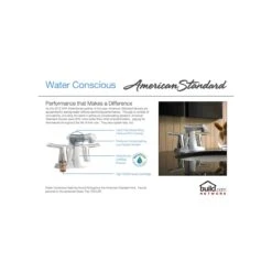 American Standard | Reliant 3 Centerset Bathroom Faucet - Without Drain -Faucet american standard 7385 004 technology grap 463