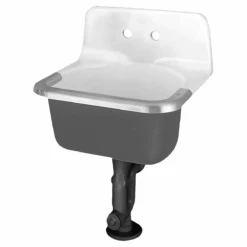 American Standard | Akron Wall Mounted Cast Iron Utility Sink With 24" Length