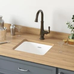 American Standard | Delancey 18" Undermount Single Basin Cast Iron Kitchen Sink -Faucet american standard 77sb 16180 alternate image 357